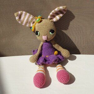 SOLD  New handmade crochet BUNNY 🐰